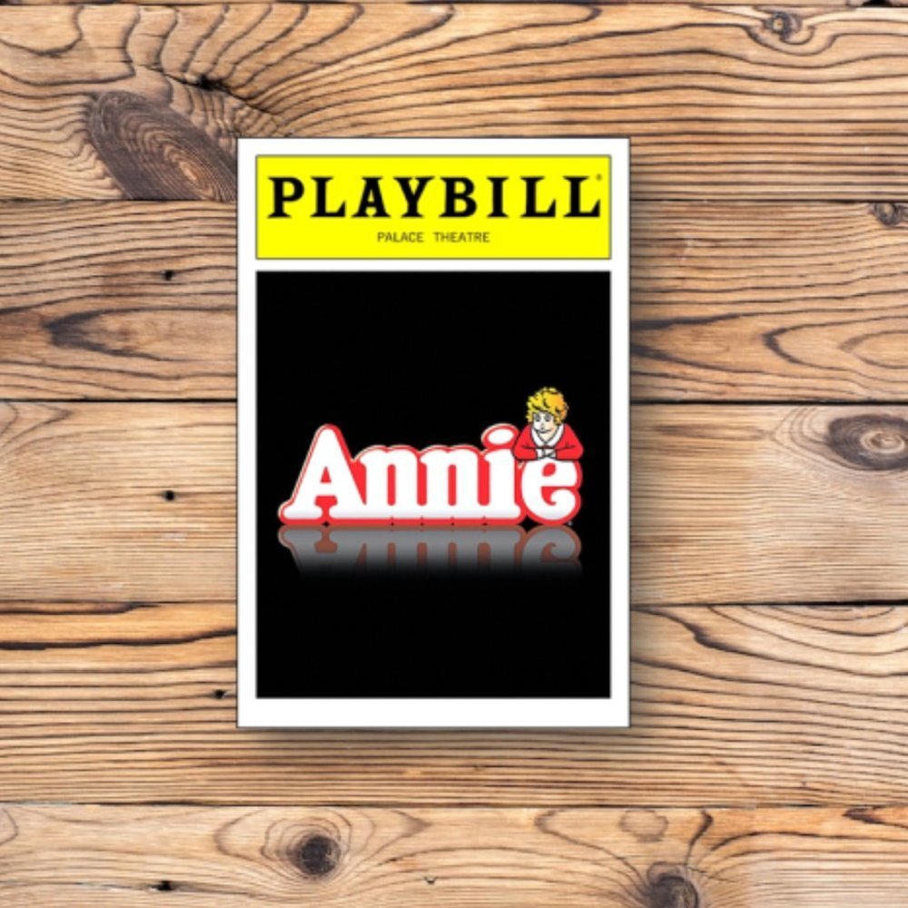 Annie Playbill Broadway Musical Refrigerator Fridge Locker Tool Box Magnet